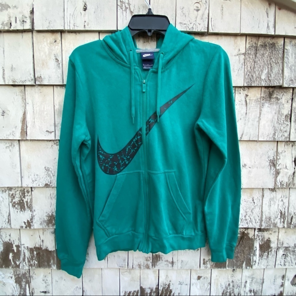 Nike Zip-Up Green Jacket